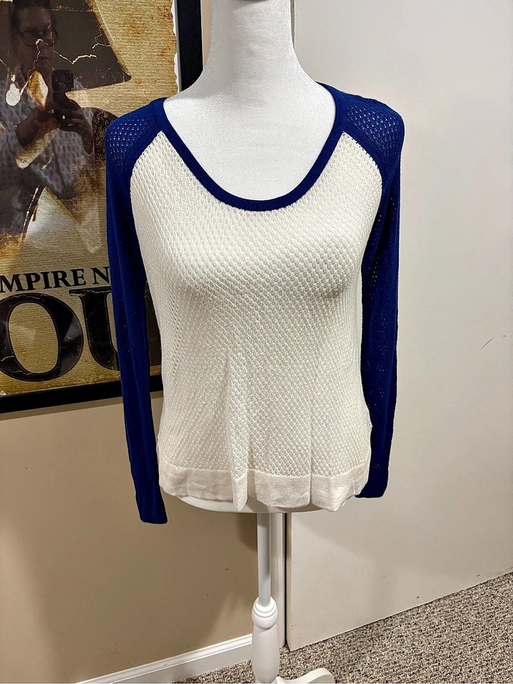rag & bone Color Block Knit Sweater XS